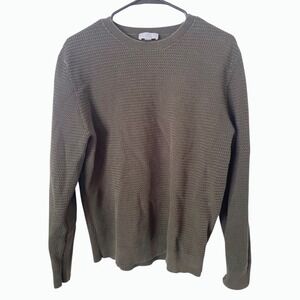 COS Olive‎ Green Cotton Crewneck Sweater XL
